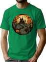 717 Haunted House T-Shirt for Men & Women, T-Shirts Graphic Tee - Green