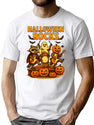 719 Halloween Rocks Raccoon Band Guitar-Playing Raccoon T-Shirt for Men & Women, T-Shirts Graphic Tee - White