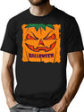 720 Vintage Smiley Pumpkin Halloween T-Shirt for Men & Women, T-Shirts Graphic Tee - Black