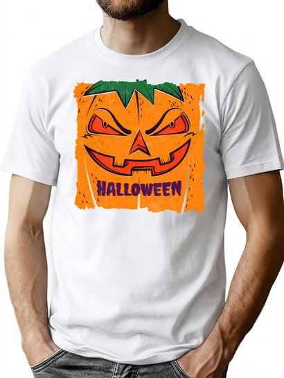 720 Vintage Smiley Pumpkin Halloween T-Shirt for Men & Women, T-Shirts Graphic Tee - Black