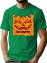 720 Vintage Smiley Pumpkin Halloween T-Shirt for Men & Women, T-Shirts Graphic Tee - Green
