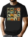 722 Embrace The Spooky Season With Vintage Halloween Designs T-Shirt for Men & Women, T-Shirts Graphic Tee - Black