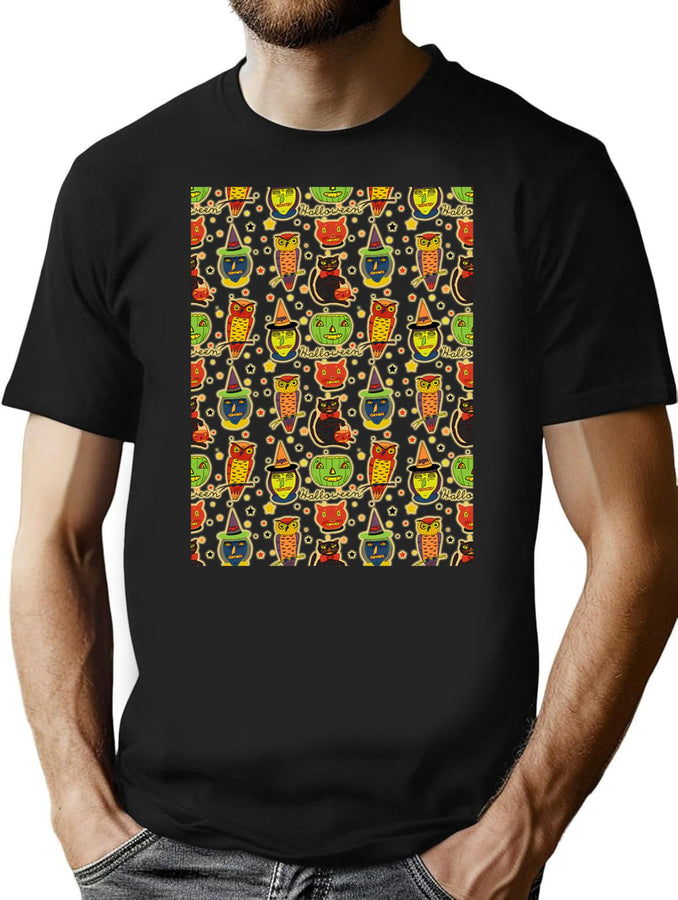 724 Magical Halloween T-Shirt for Men & Women, T-Shirts Graphic Tee - Black