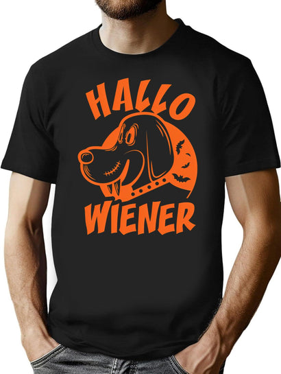 726 Hallowiener (Plain Colour) T-Shirt for Men & Women, T-Shirts Graphic Tee - Black