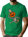 736 Good Day Mister Pumpkin Head T-Shirt for Men & Women, T-Shirts Graphic Tee - Green