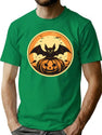 738 Vintage Bat Halloween Classic T-Shirt T-Shirt for Men & Women, T-Shirts Graphic Tee - Green