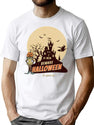 741 Beware Halloween Is Upon Us T-Shirt for Men & Women, T-Shirts Graphic Tee - White