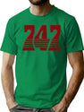747 Bootleg Tapes Gear V5 Retro Red Bootleg Graphic T-Shirt - Green