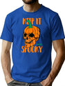 747 Keep It Spooky T-Shirt for Men & Women, T-Shirts Graphic Tee - Blue