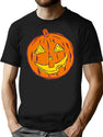 754 Retro Jack O' Lantern - Orange T-Shirt for Men & Women, T-Shirts Graphic Tee - Black