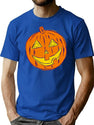 754 Retro Jack O' Lantern - Orange T-Shirt for Men & Women, T-Shirts Graphic Tee - Blue
