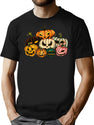 757 A Carnival Of Halloween Faces T-Shirt for Men & Women, T-Shirts Graphic Tee - Black