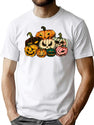 757 A Carnival Of Halloween Faces T-Shirt for Men & Women, T-Shirts Graphic Tee - White