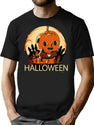 762 Vintage Halloween Eat T-Shirt for Men & Women, T-Shirts Graphic Tee - Black