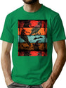 763 Witch Scary Crow Raven Gothic Retro Vintage Halloween Women T-Shirt for Men & Women, T-Shirts Graphic Tee - Green