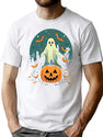 768 Scary Zombie Skeleton Halloween Shirt T-Shirt for Men & Women, T-Shirts Graphic Tee - White