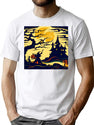 769 Halloween - Woodcut Style 1 T-Shirt for Men & Women, T-Shirts Graphic Tee - White