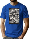 77 Night Of Horrors Horror Show Spookshow Poster T-Shirt for Men & Women, T-Shirts Graphic Tee - Blue