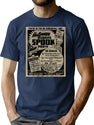 771 Vintage Halloween Midnite Spook Show Poster T-Shirt for Men & Women, T-Shirts Graphic Tee - Navy