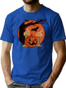 79 Vintage Halloween Pumpkin Classic T-Shirt T-Shirt for Men & Women, T-Shirts Graphic Tee - Blue