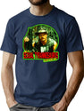 80'S Classic Blain Cooper Sexual Tyrannosaurus T-Shirt for Men & Women, T-Shirts Graphic Tee - Navy