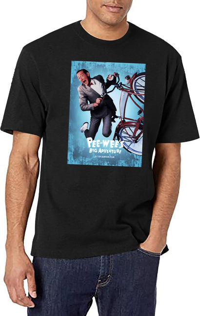80S Funny Movie Vintage T-Shirt for Men & Women, T-Shirts Graphic Tee - Black