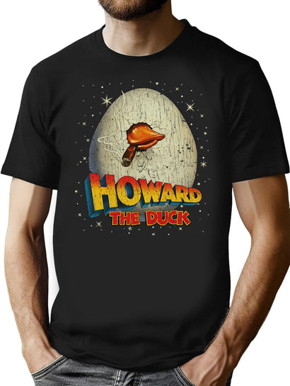 80S Retro Howard 1986 T-Shirt for Men & Women, T-Shirts Graphic Tee - Black