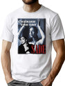 80S Sade On Black Bootleg Graphic T-Shirt - White