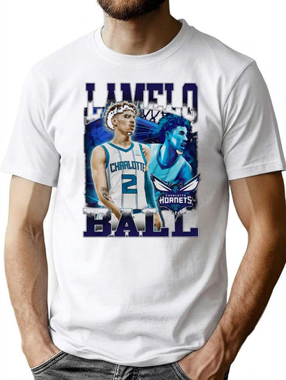 84 Lamelo Bootleg 90S Bootleg Graphic T-Shirt - Black
