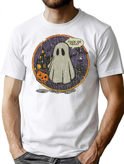 84 Trick Or Treat 1983 T-Shirt for Men & Women, T-Shirts Graphic Tee - Black