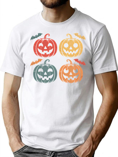 87 Halloween Pumpkin Funny T-Shirt for Men & Women, T-Shirts Graphic Tee - Black