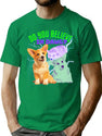 90 Bootleg Corgie Funny Retro Style Bootleg Graphic T-Shirt - Green