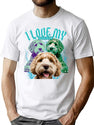 90 Bootleg Doodle Funny Retro Style Bootleg Graphic T-Shirt - White