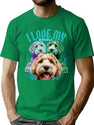 90 Bootleg Doodle Funny Retro Style Bootleg Graphic T-Shirt - Green