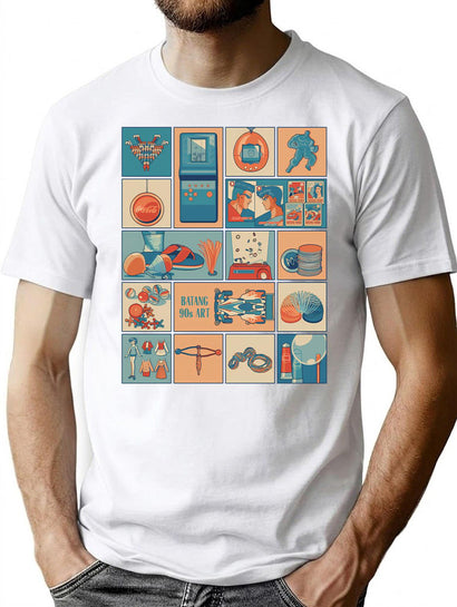 90S Playthings Bootleg Graphic T-Shirt - Black
