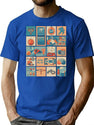 90S Playthings Bootleg Graphic T-Shirt - Blue