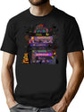 90S Style Retro Vintage Halloween T-Shirt for Men & Women, T-Shirts Graphic Tee - Black