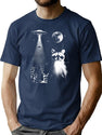 90S Vintage Graphic Raccoons T-Shirt for Men & Women, T-Shirts Graphic Tee - Navy