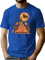 95 Halloween Witches T-Shirt for Men & Women, T-Shirts Graphic Tee - Blue