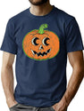 98 Vintage Halloween Pumpkin T-Shirt for Men & Women, T-Shirts Graphic Tee - Navy