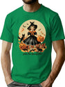 99 Trick Or Treat Join The Spooky Club Vintage Halloween Design T-Shirt for Men & Women, T-Shirts Graphic Tee - Green