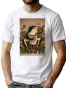 A Frog Playing Banjo In The Moonlight T-Shirt for Men & Women, T-Shirts Graphic Tee - White