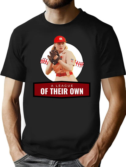 A League Of Their Own T-Shirt for Men & Women, T-Shirts Graphic Tee - Black