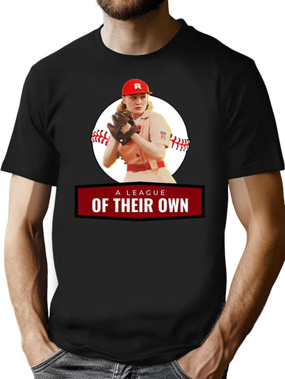 A League of Their Own T-Shirt for Men & Women, T-Shirts Graphic Tee - Black