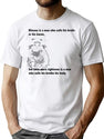 A Riteous Man Bootleg Graphic T-Shirt - White