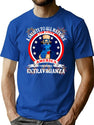 A Salute To All Nations But Mostly America Fireworks Extravaganza T-Shirt for Men & Women, T-Shirts Graphic Tee - Blue