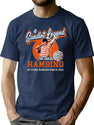 A Sandlot Legend The Great Hambino T-Shirt for Men & Women, T-Shirts Graphic Tee - Navy