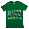 Autism Awareness American Flag T-Shirt