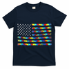 Autism Awareness American Flag T-Shirt