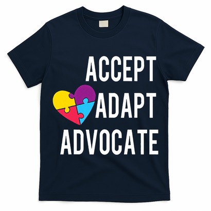 Autism Awareness Accept Adapt Advocate Autism Gift T-Shirt